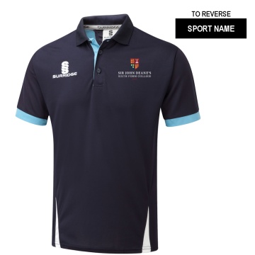 Women's Blade Polo Shirt : Navy / Sky / White