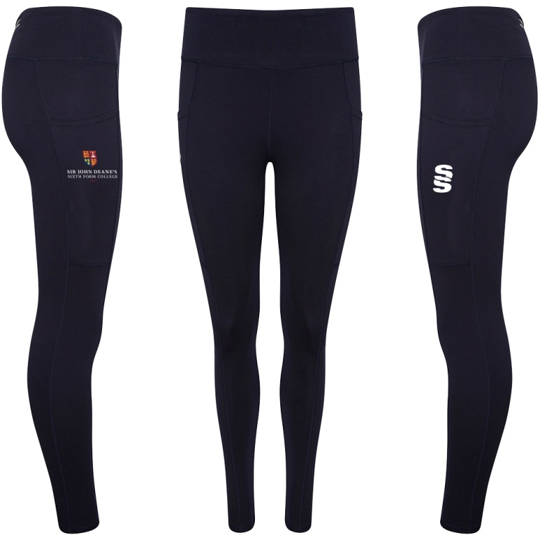 Performance Full Length Leggings : Navy