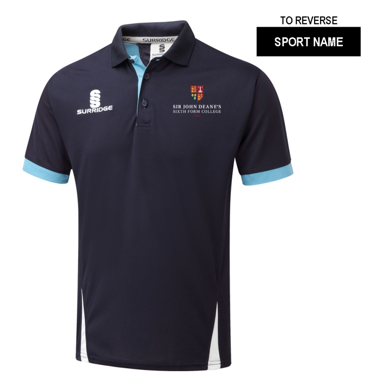 Women's Blade Polo Shirt : Navy / Sky / White