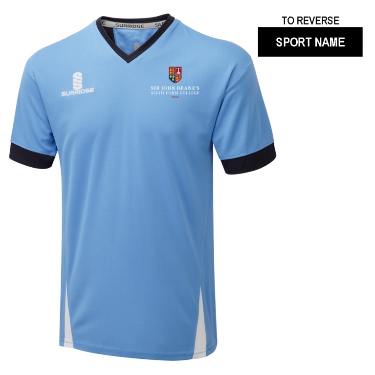 Women's Blade Training Shirt : Sky / Navy / White